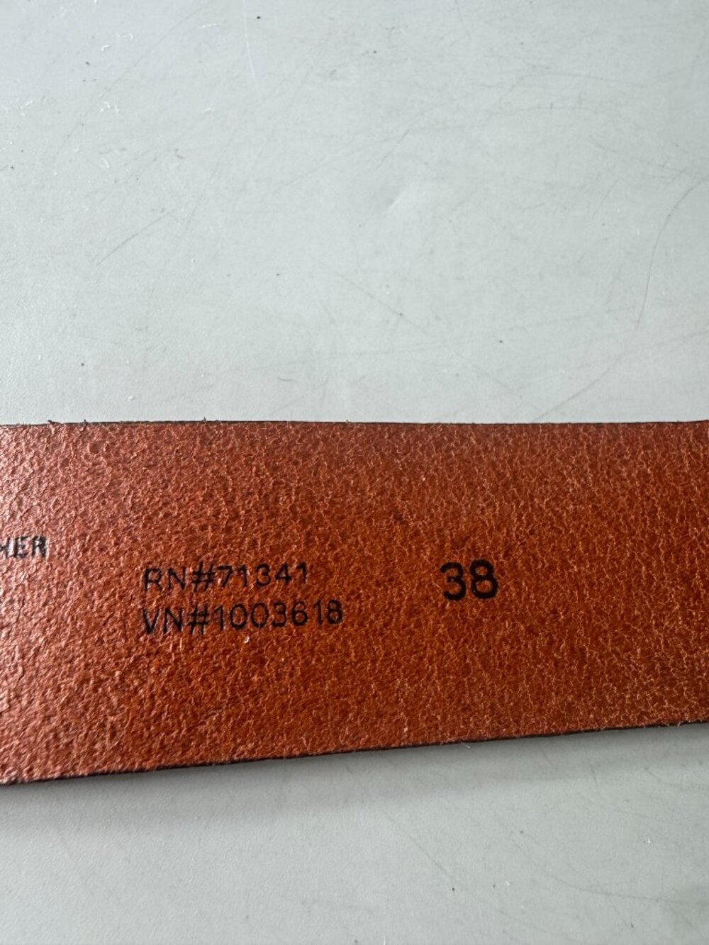 LLBean 1912 Jean Belt Men's Size 38 - Picture 10 of 11